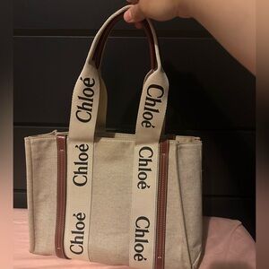 Chloe medium woody tote